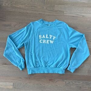 Salty Crew lightweight, Caribbean blue sweatshirt. Size medium.